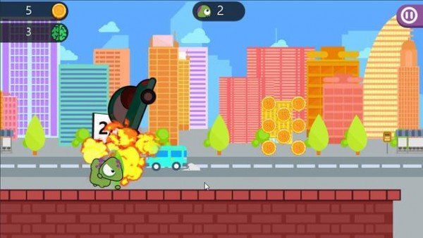 怪物跳躍或死亡