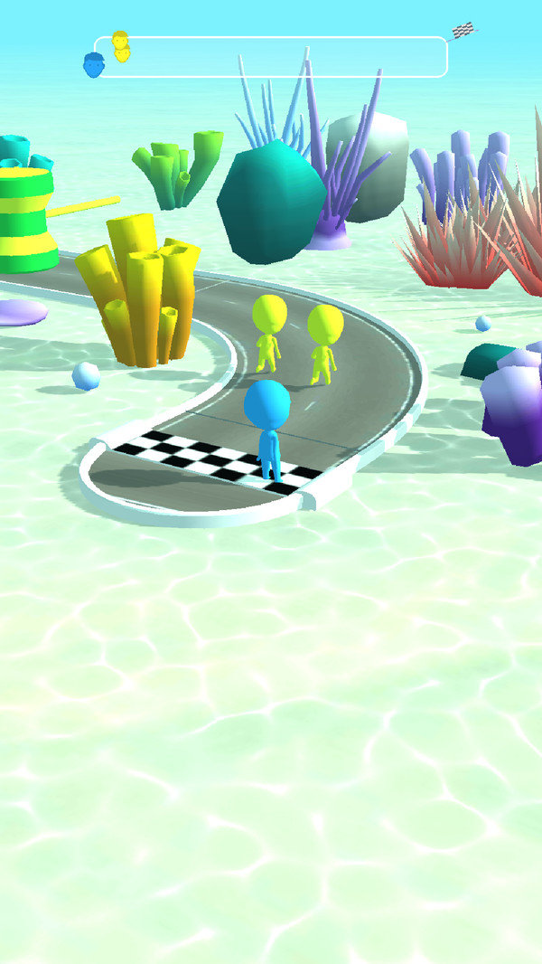 海灘賽跑者