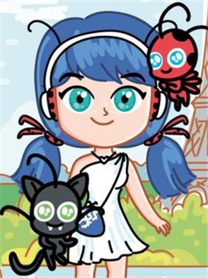 娃娃裝扮化妝