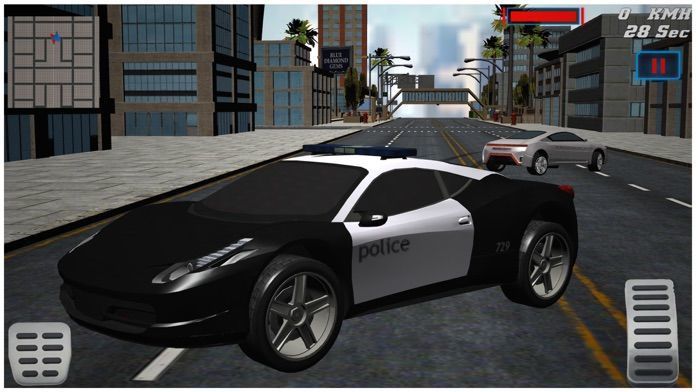 開警車模擬駕駛員