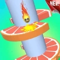 橙色螺旋跳
