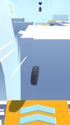 輪胎滾起來