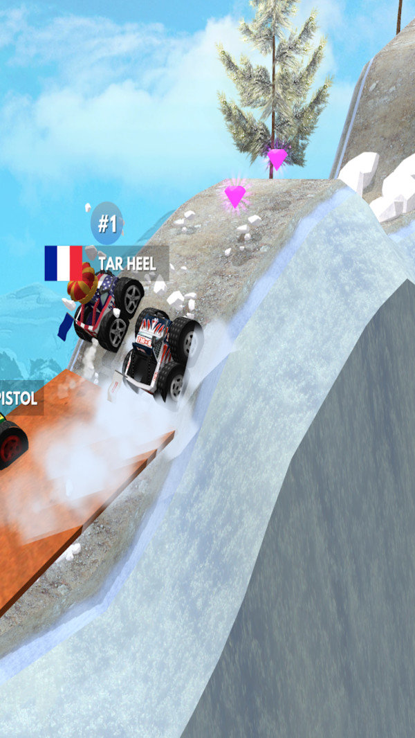 爬坡四驅車