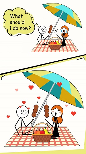 畫個故事戀愛女孩