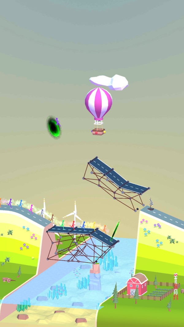 橋梁搭建3D