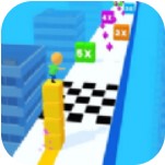 3D堆疊沖浪小人