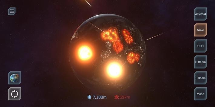 星球爆炸模擬器