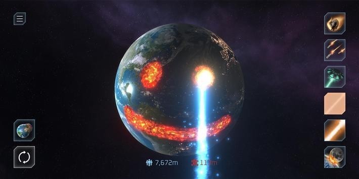 星球爆炸模擬器