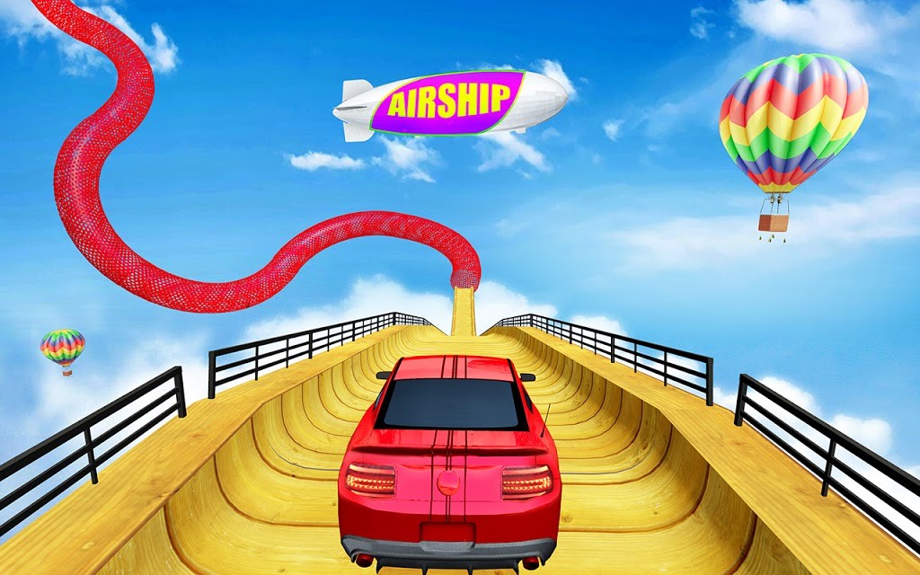 坡道汽車特技駕駛