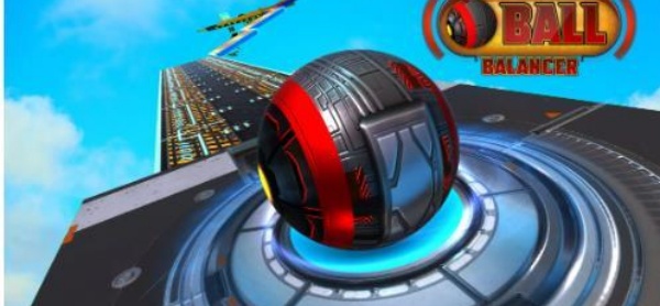 天空球滾動的球3d