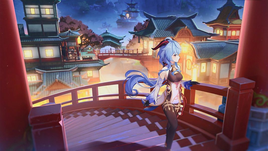甘雨觸摸
