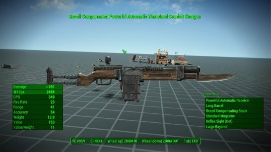 輻射4廢土霰彈槍mod