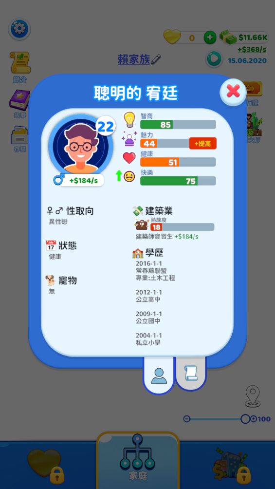 家庭生活模擬器