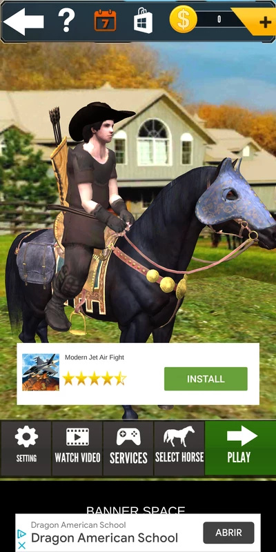 牛仔馬跑