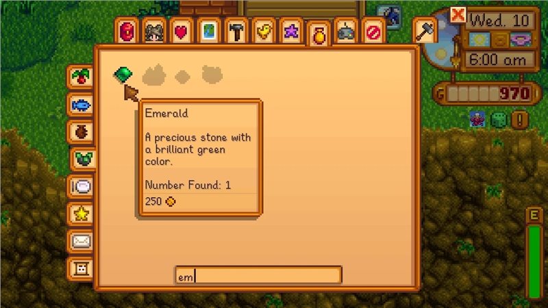 星露谷物語收藏界面添加搜索MOD