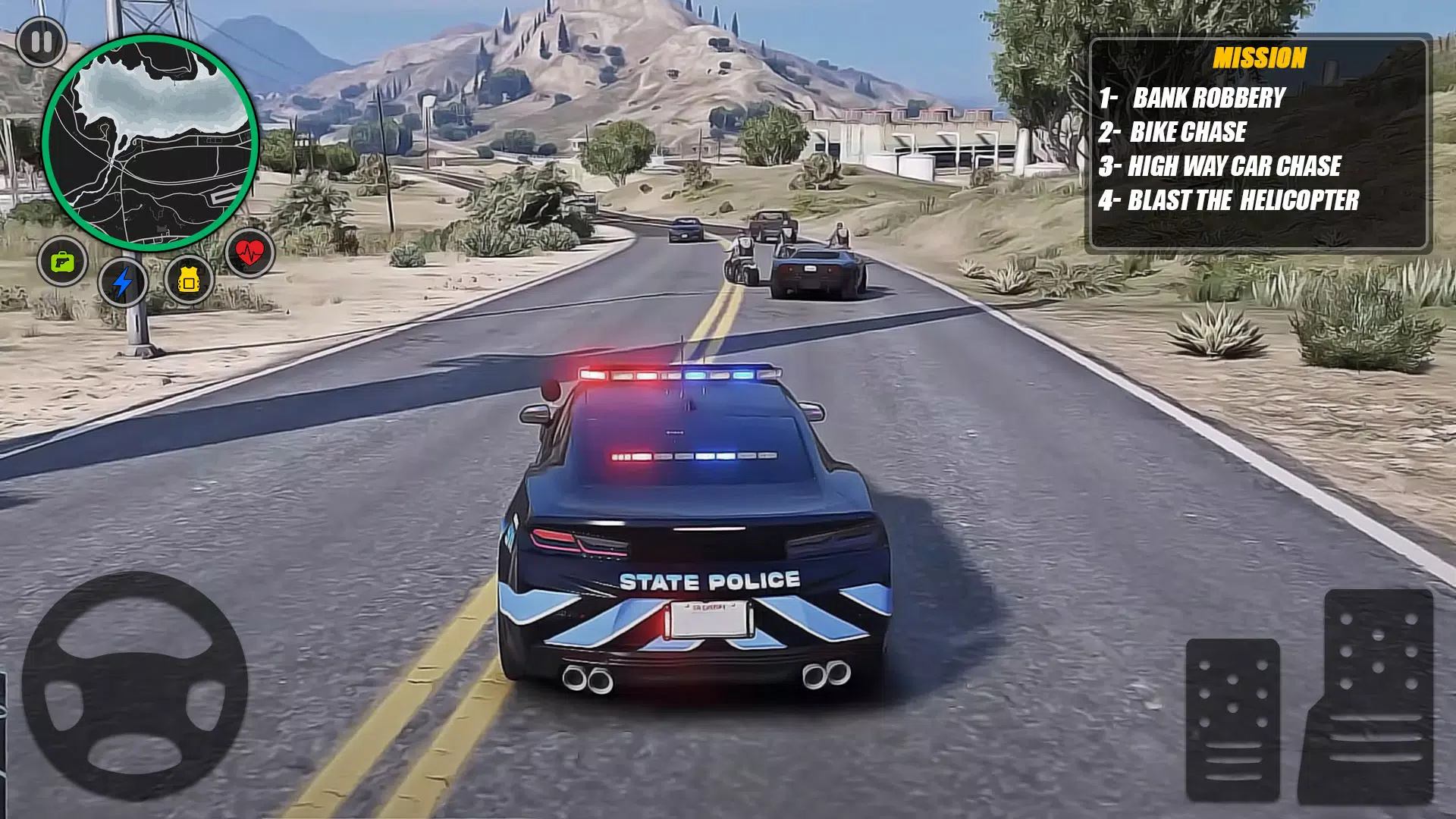 警車追逐犯罪