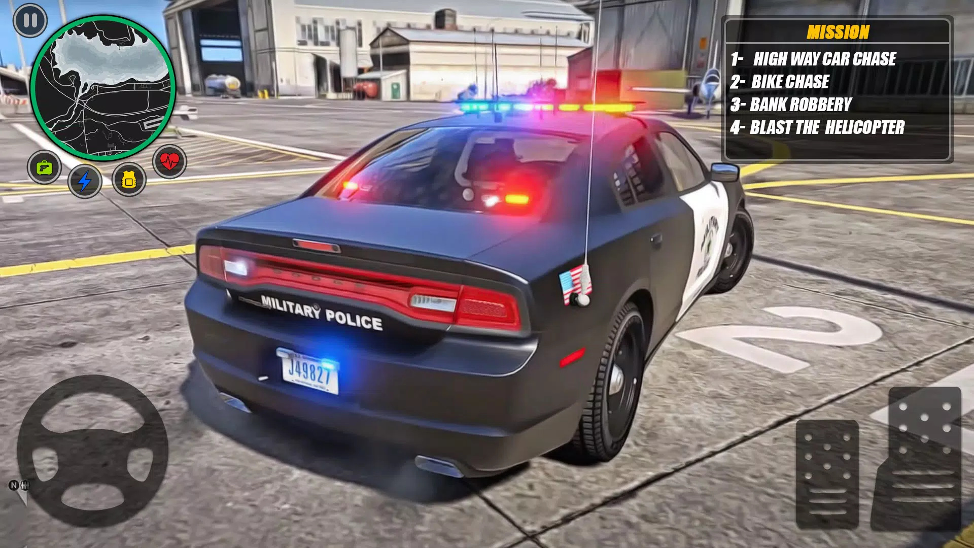 警車追逐犯罪