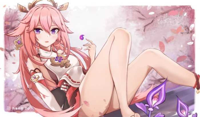 原神八重神子觸摸