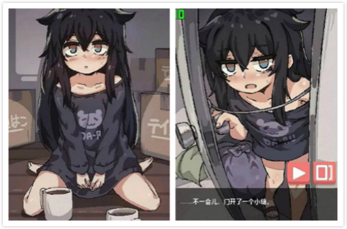 在黑暗房間里和小女孩的物語