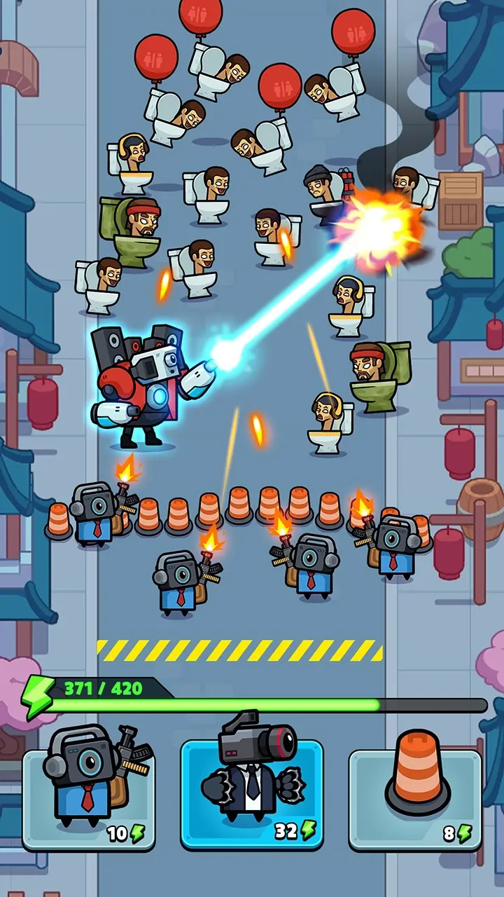 廁所大戰馬桶人vs監控人(Alien Fight: Police vs Zombie)