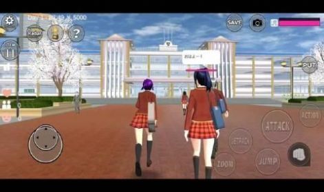 高中動(dòng)漫女孩3D生活